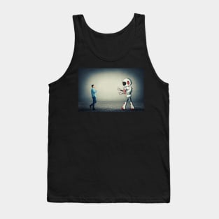 human vs robot Tank Top